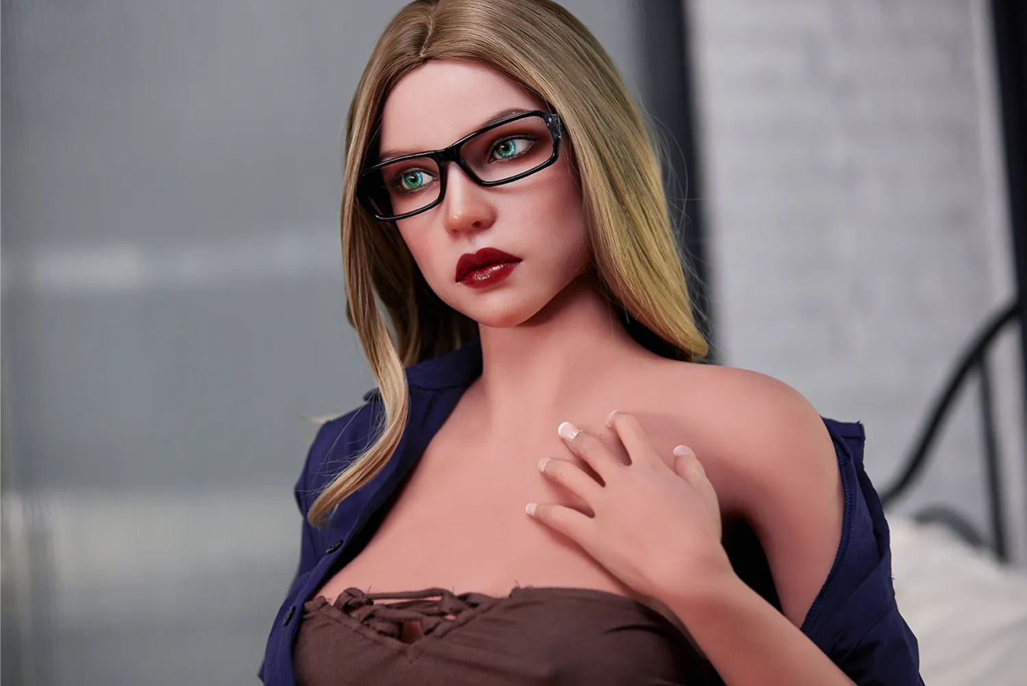 SY DOll 158cm (5ft2) C-cup Sexy Hybrid Sex Doll Uschi, Movable Jaw Head M4